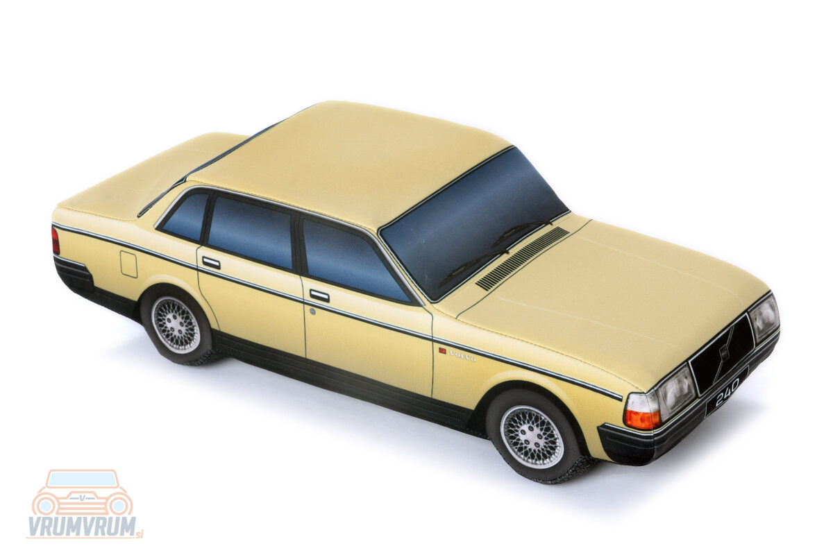 Volvo 240 plišast avto okrasna blazina