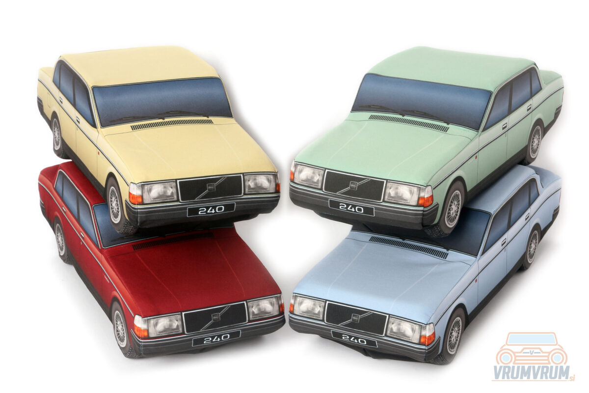 Volvo 240 plišast avto okrasna blazina