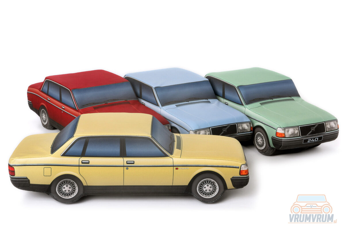 Volvo 240 plišast avto okrasna blazina