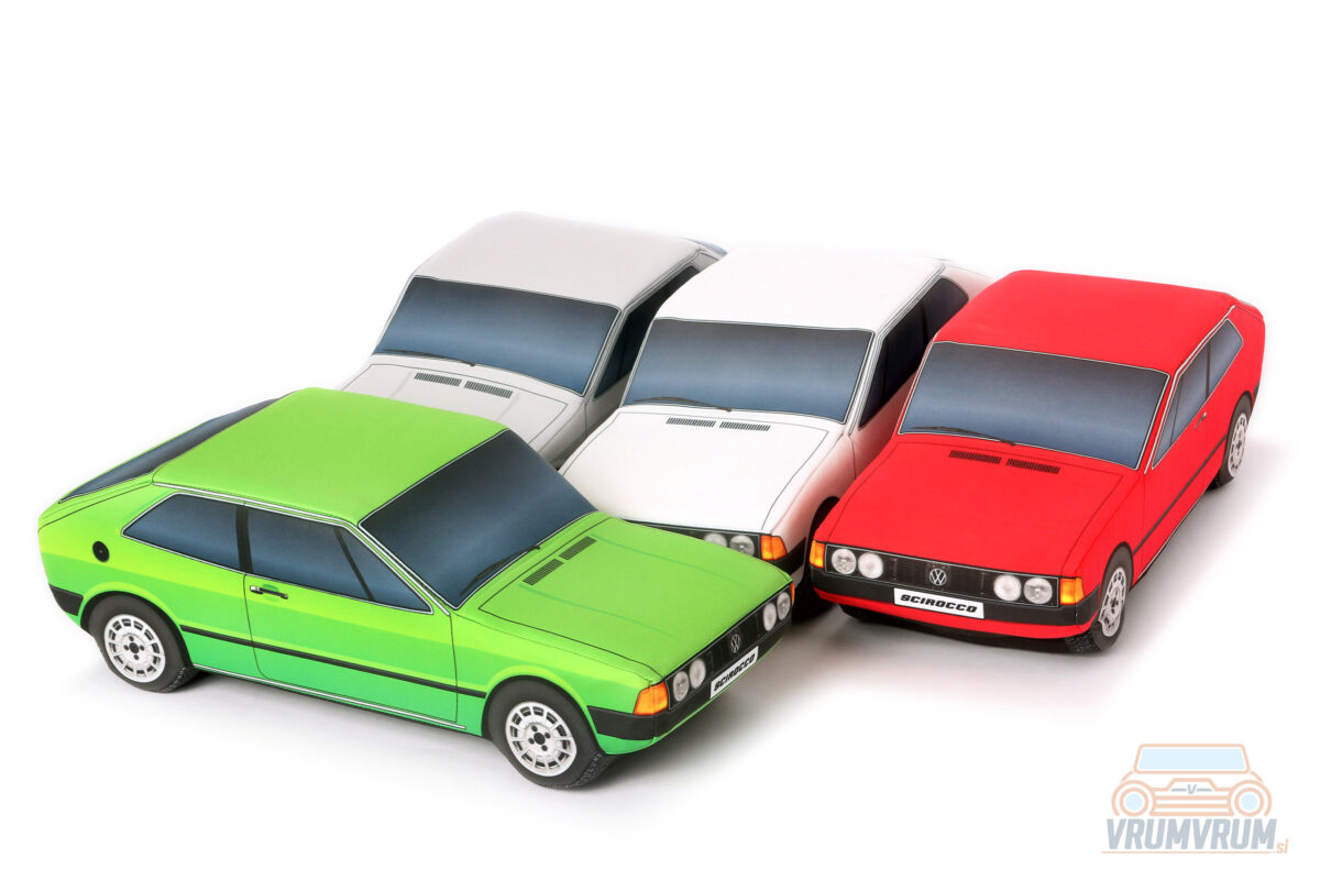 VW Scirocco mk1 plushcar decorative cushion