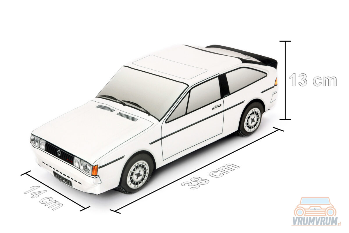 VW Scirocco Mk2 Scala VrumVrum plush car