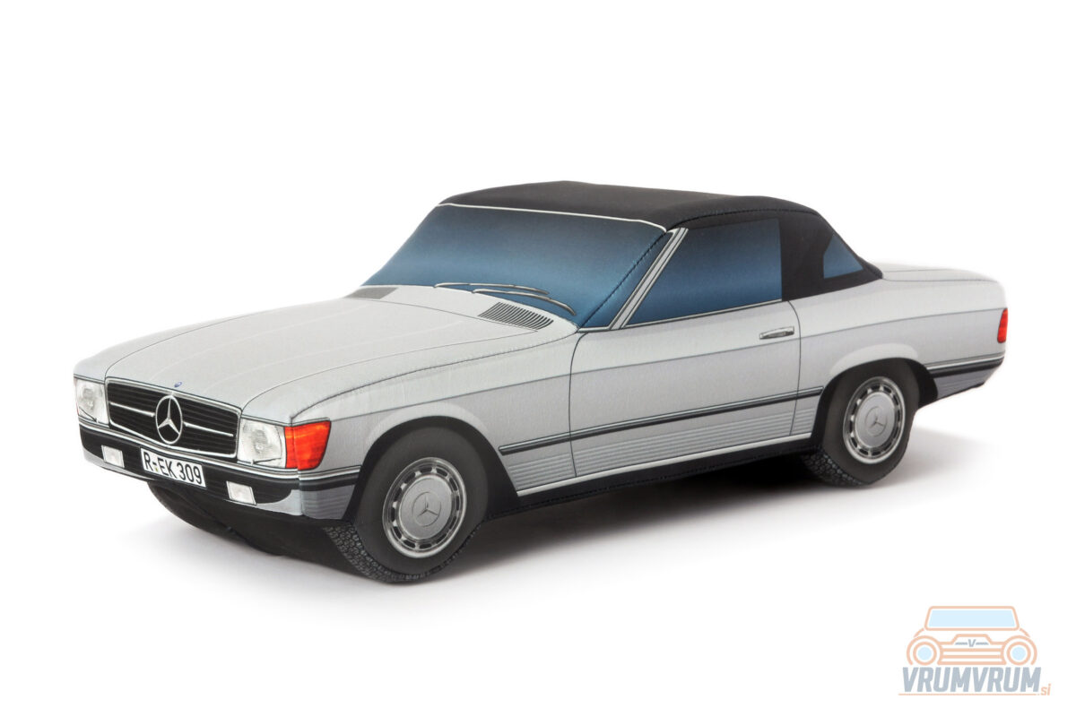 mercedes SL R107 vrumvrum decorative cushion