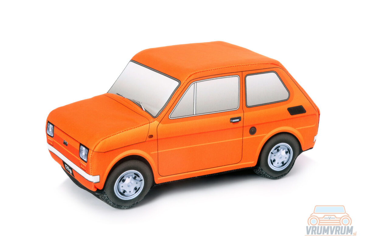 Polski Fiat 126p vrumvrum okrasna blazina