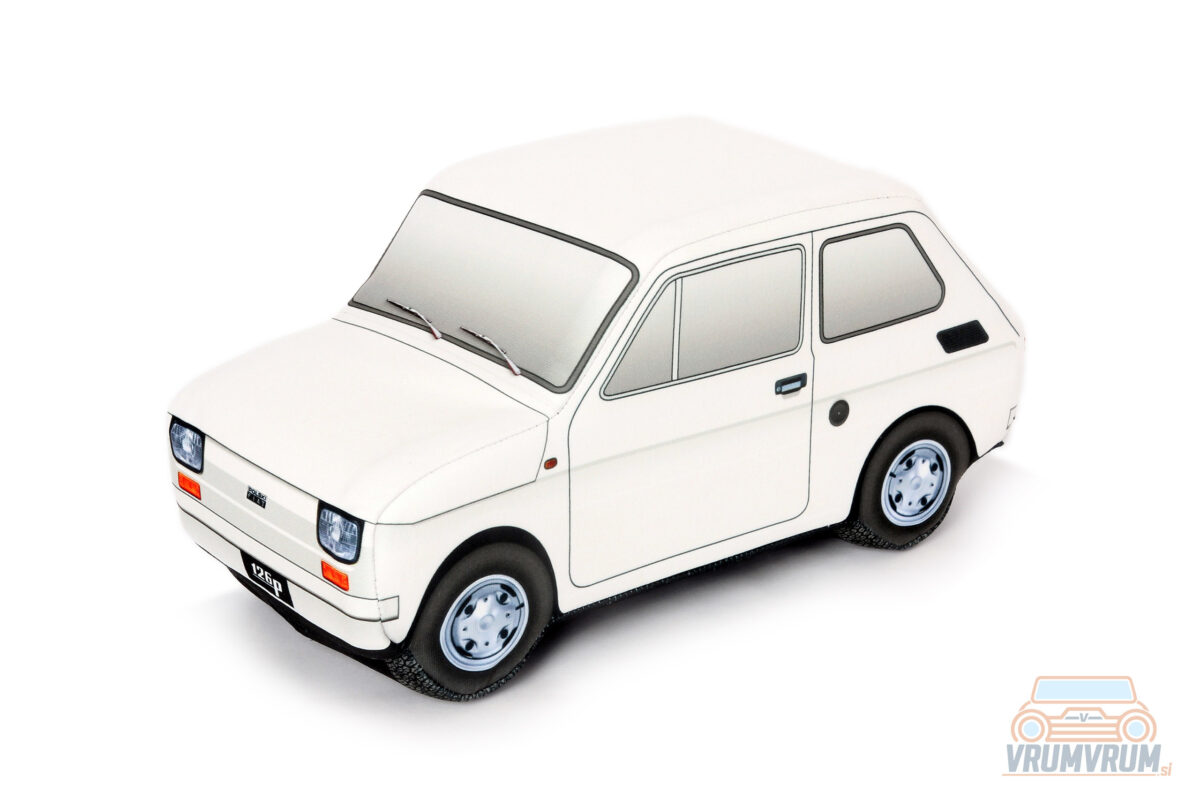 Polski Fiat 126p vrumvrum okrasna blazina