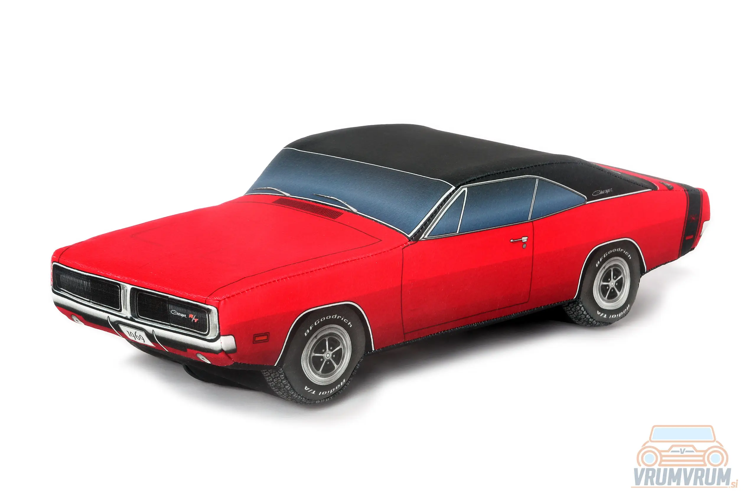 1969 Dodge Charger R/T vrumvrum okrasna blazina