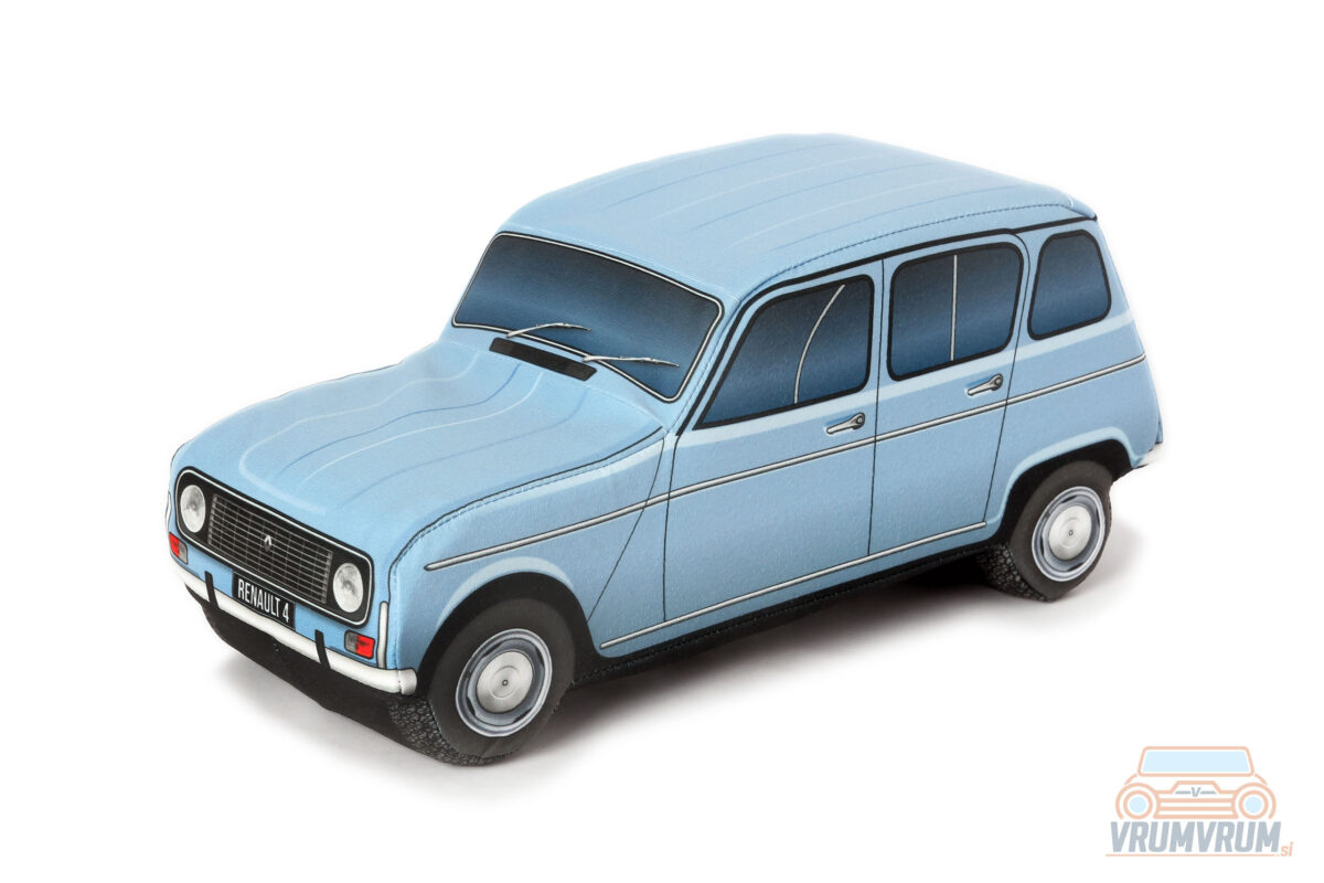Renault 4 katrca vrumvrum okrasna blazina