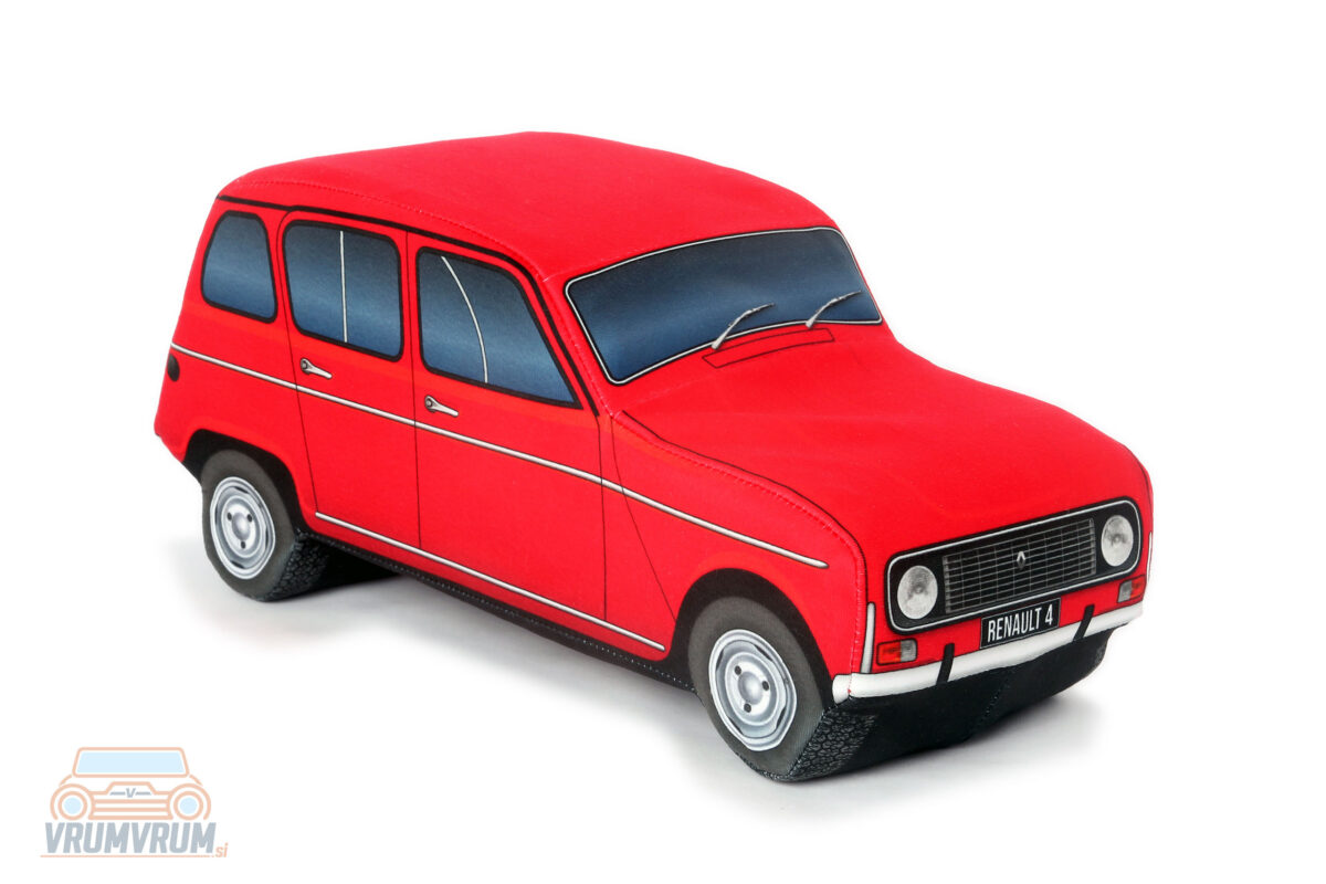 Renault 4 katrca vrumvrum okrasna blazina
