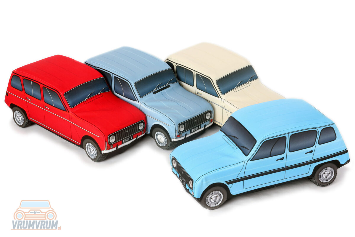 Renault 4 katrca vrumvrum okrasna blazina