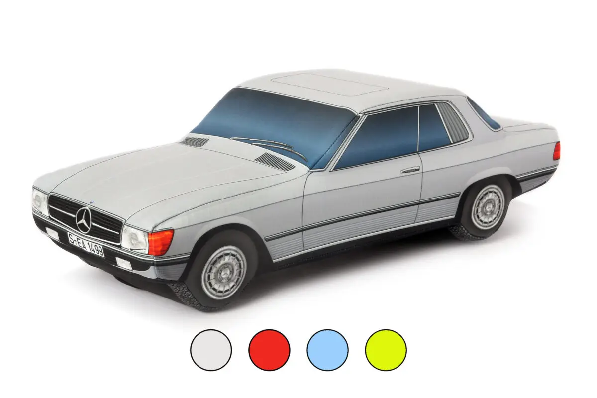 mercedes SLC C107 vrumvrum decorative cushion