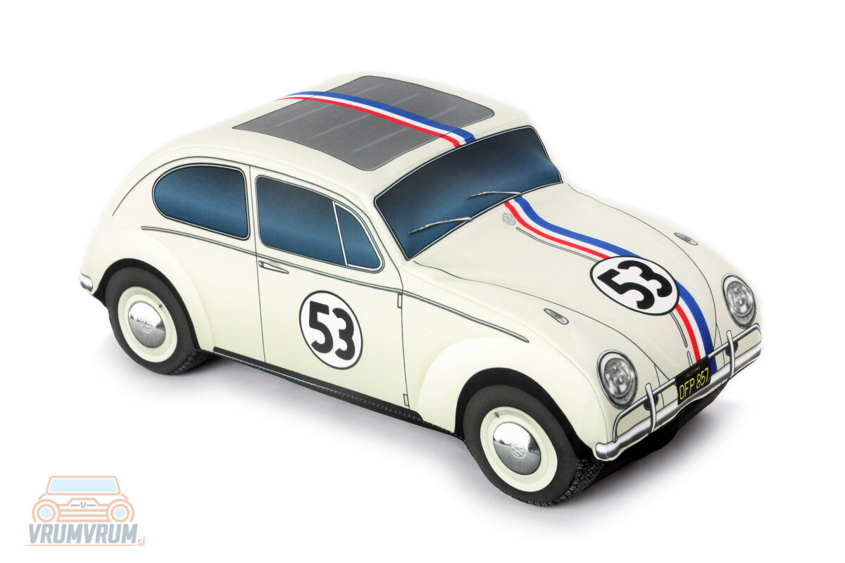 VW hrošč Herbie vrumvrum okrasna blazina
