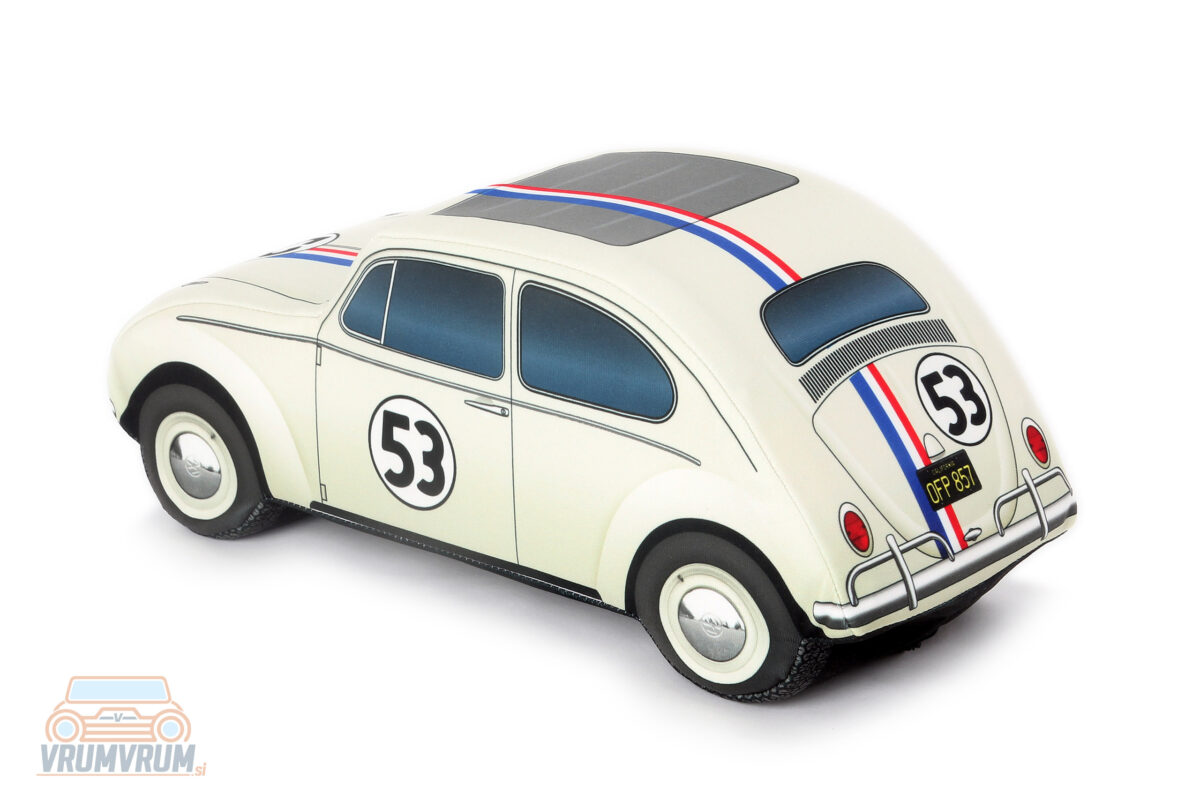 VW hrošč Herbie vrumvrum okrasna blazina
