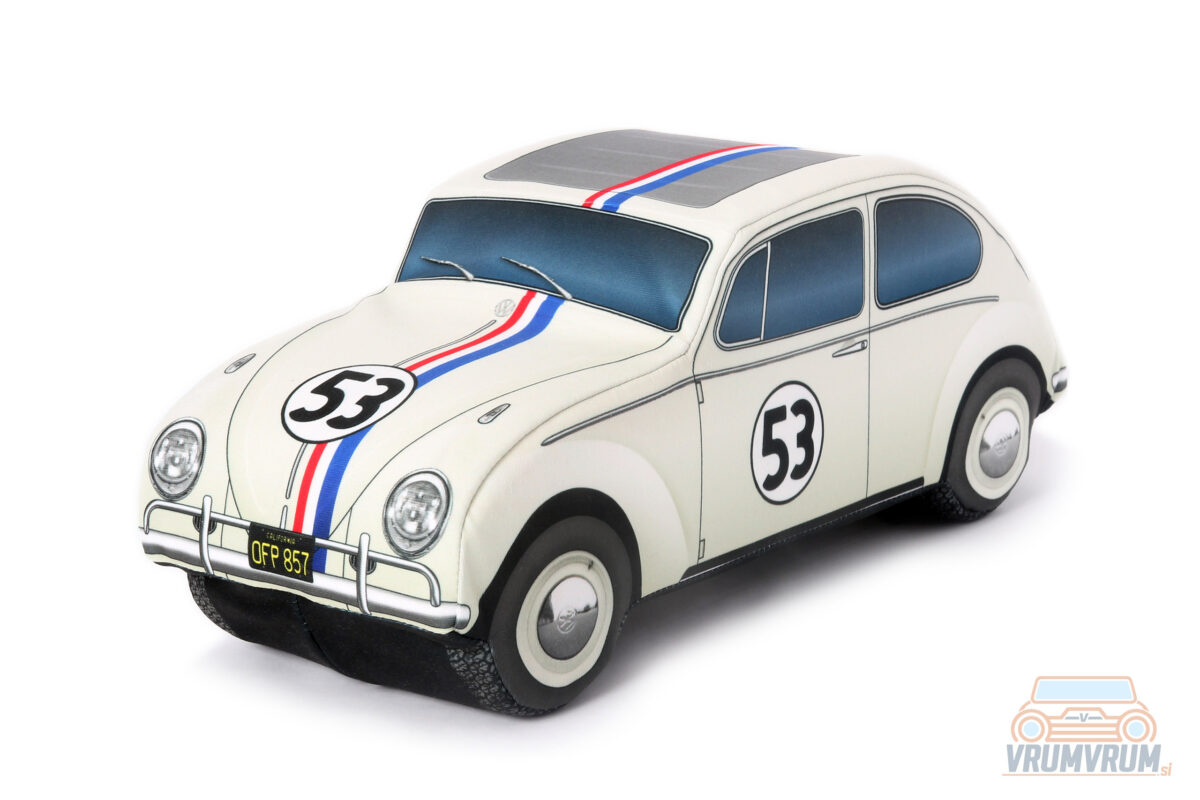 VW hrošč Herbie vrumvrum okrasna blazina