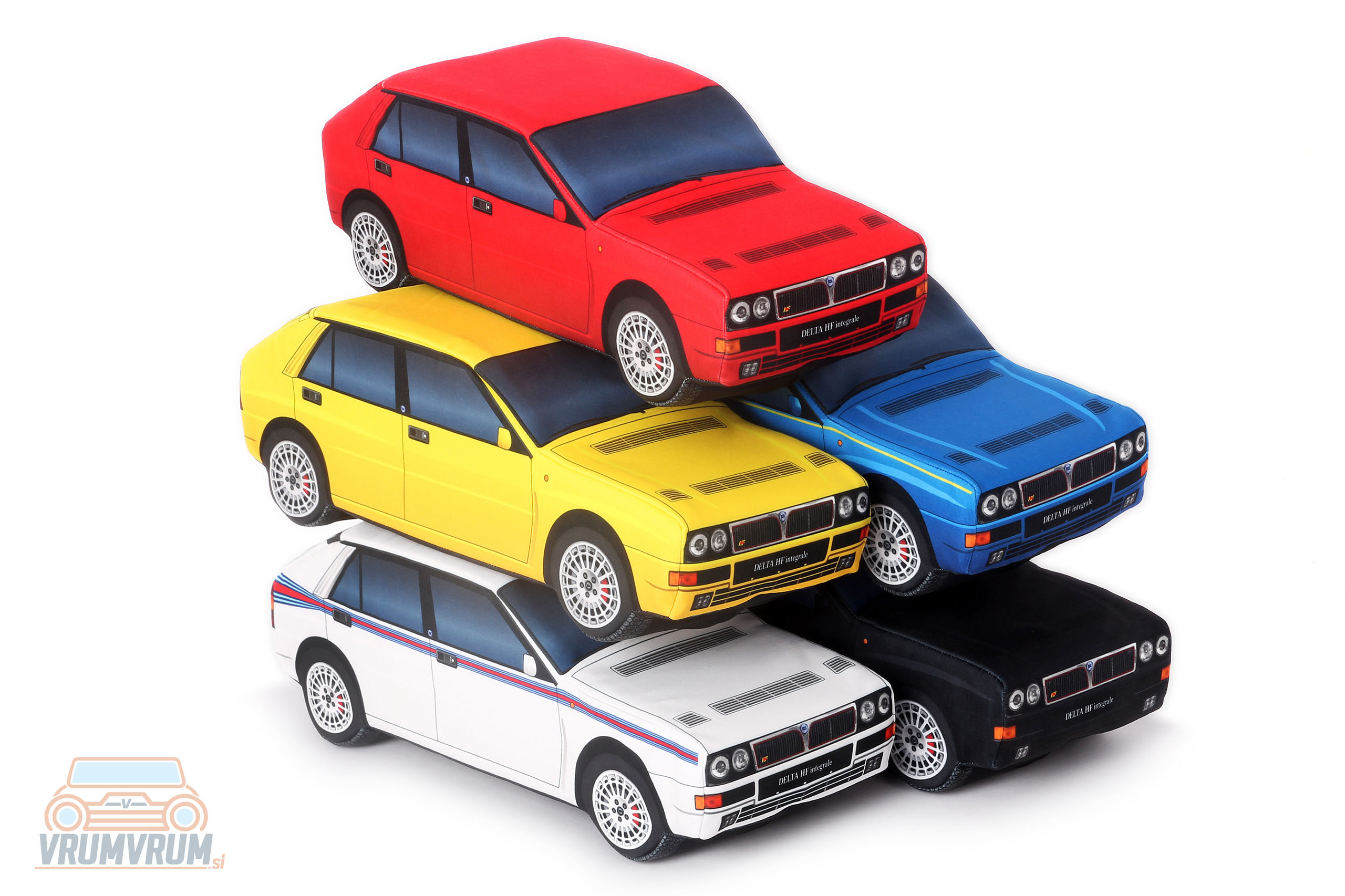 Lancia Delta Integrale VrumVrum plišast avto